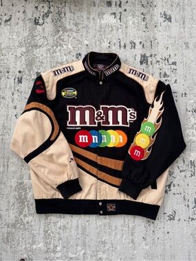 Limited Edition Vintage JH Design M&M's NASCAR Racing Jacket 2XL